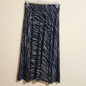 Worthington Stretch flowy chain skirt